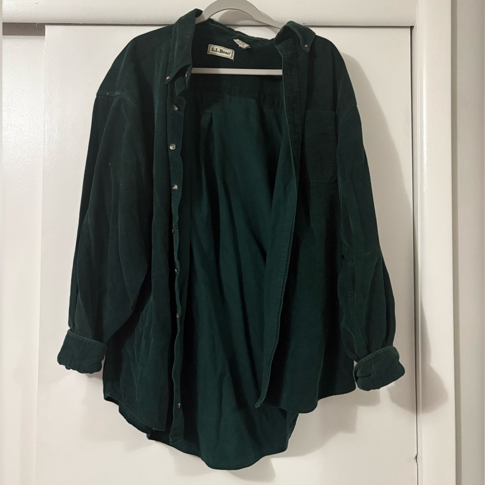 L.L. Bean Corduroy Button Down
